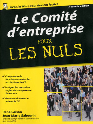 cover image of Le Comité d'entreprise pour les Nuls poche
